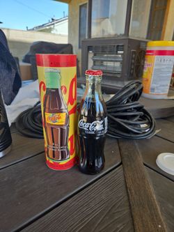 2002 Commemorative Las Vegas Coca-Cola Glass Bottle