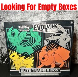 BUYING *EMPTY* EVOLVING SKIES ETB BOX