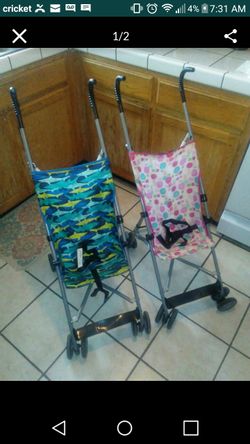 one pink umbrella stroller
