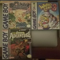 Empty Gameboy boxes
