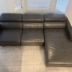 Real Leather Couch