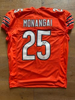 Kyle Monangai Autographed Bears Jersey PSA Authenticated