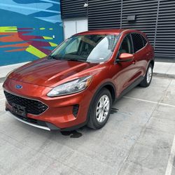 Ford Escape Hybrid  Orange SUV 