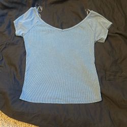 Wild Fable, grey/blue top