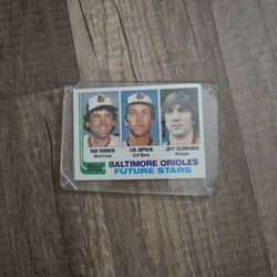 Cal Ripken Tops Rookie Baseball Card 
