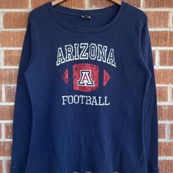 University of Arizona Football Women’s Long Sleeve Thermal Shirt Size L