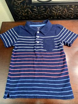 Toddler Boys’ Polo Striped Top
