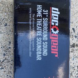 Surroundsound home theater sound bar