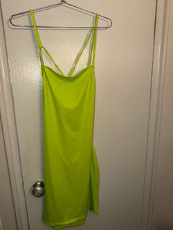 Forever 21 Neon Green Mini Dress – Like New