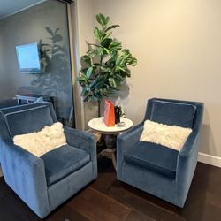 Beautiful Basset Swivel Chairs, Name Your Offer