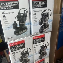 Sump Pumps 