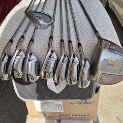 Cleveland HB Launcher Iron Set  4-PW, Plus TaylorMade SW  Plus Driver