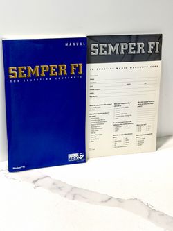 Semper Fi PC Manual & Warranty Card Interactive Magic 1998 Windows 95