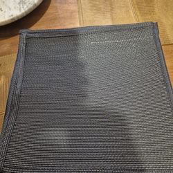 8 Plastic Placemats New 13"x13"