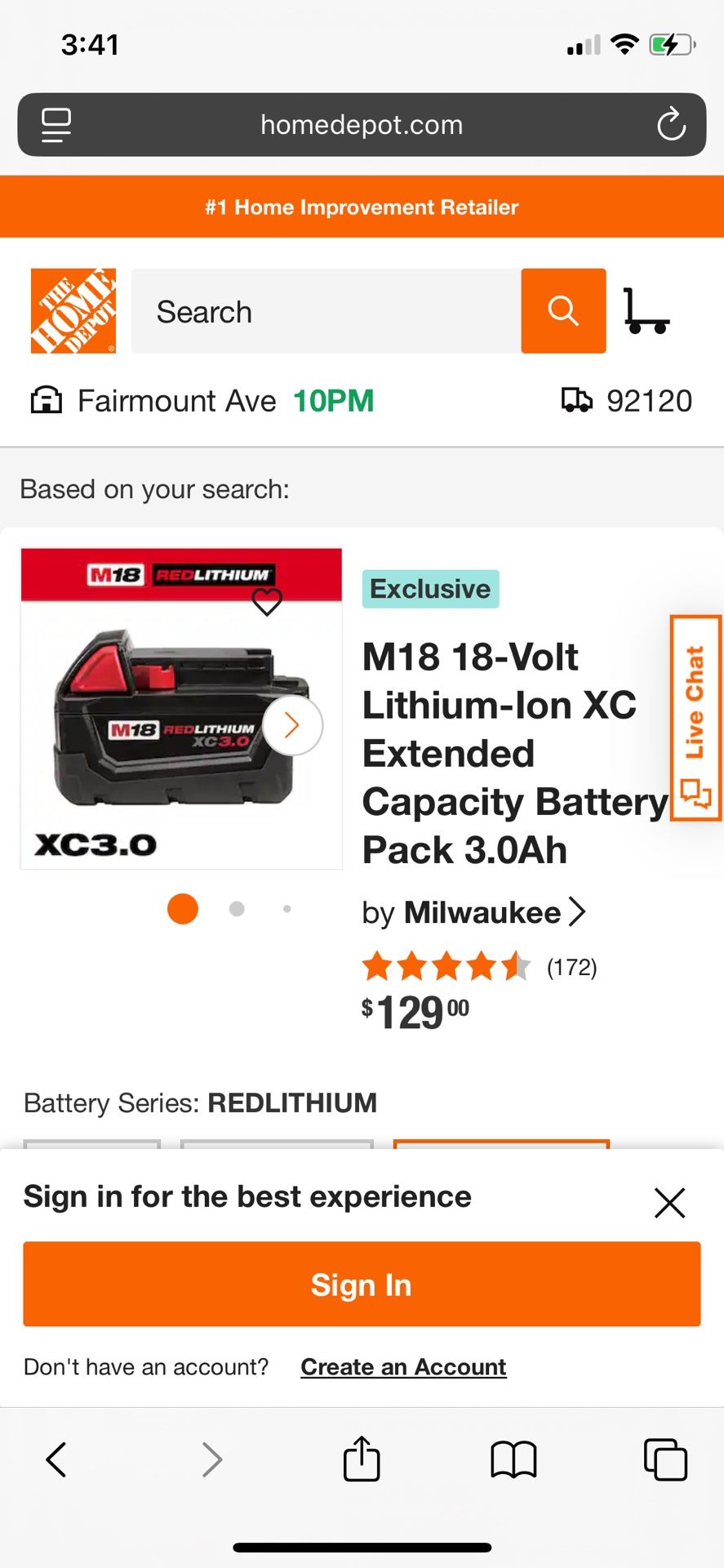 M18 3.0 XC 18 Volt Milwaukee Battery Lithium Extended Capacity