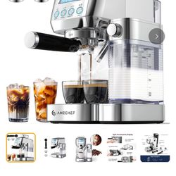 AMZCHEF Espresso Coffee Maker
