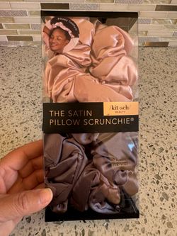 Satin scrunchie