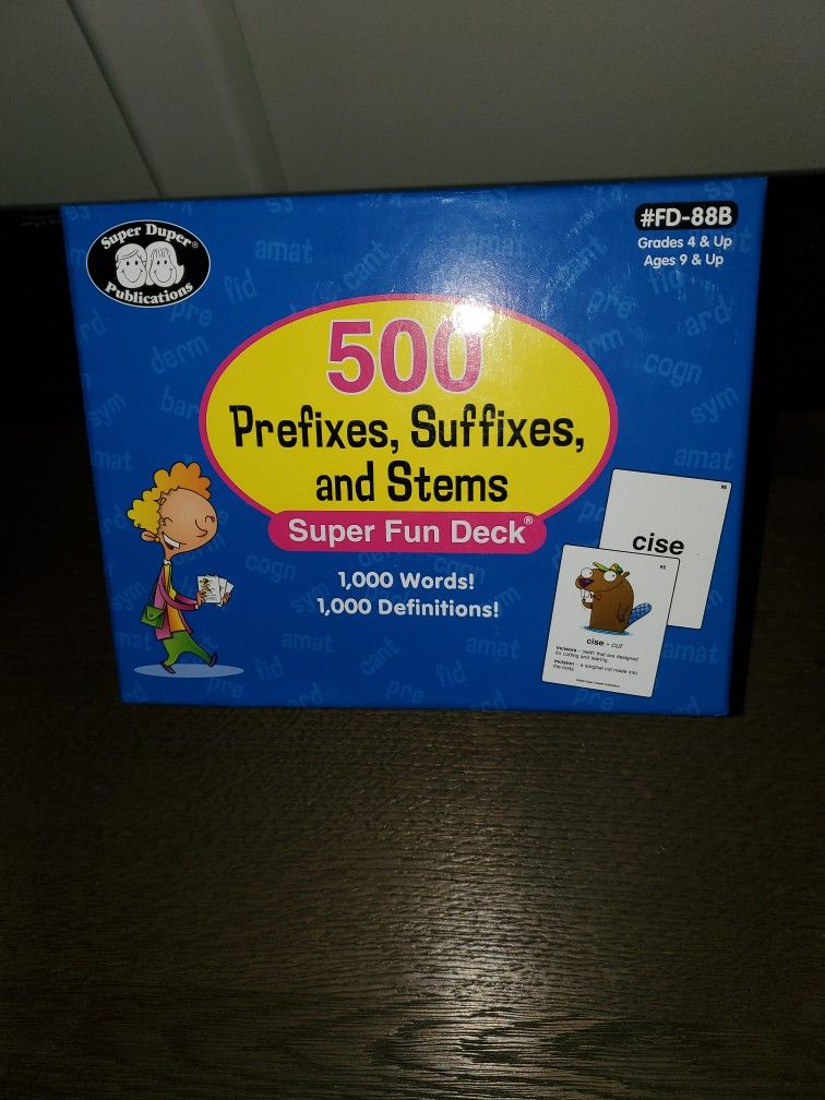 500 Prefixes Suffixes and Stems