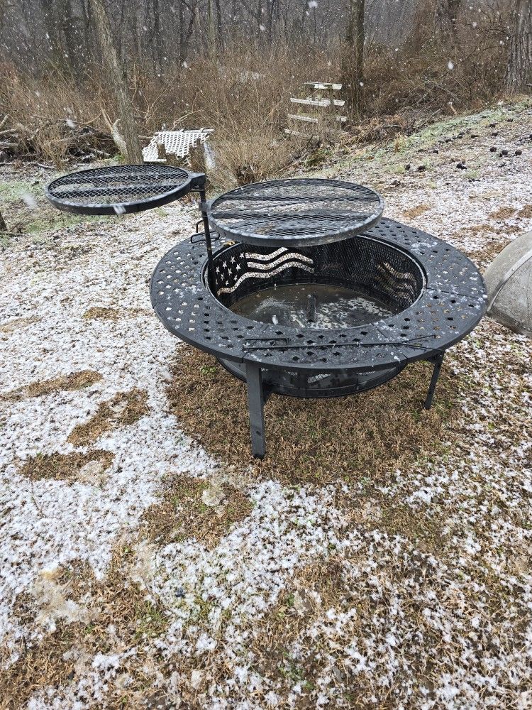 Firepit 42 Inch And 30 Inch Spark Screen Outdoor