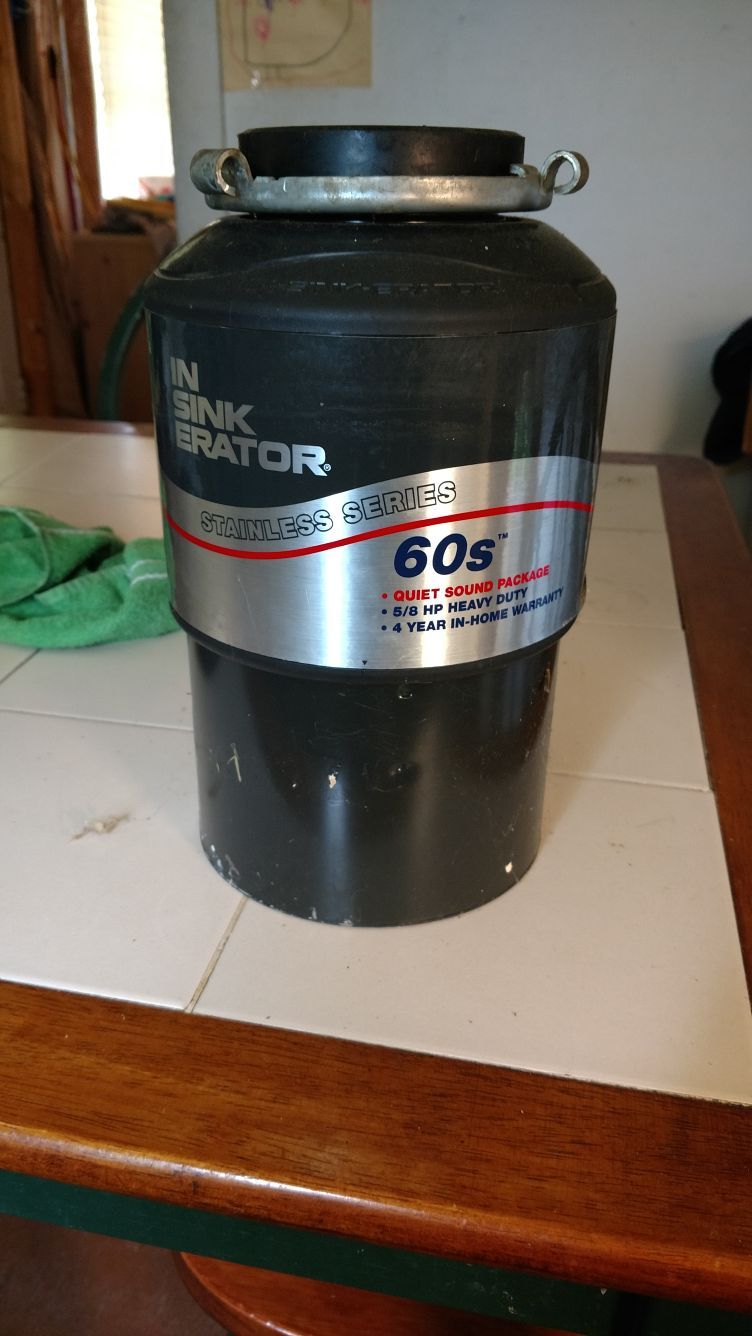 Insinkerator stainless series 60s 5/8 hp