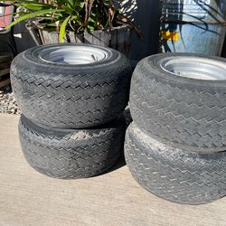 Golf cart wheels