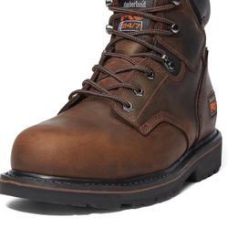 Timberland PRO Men's Pit Boss 6 Inch Steel Safety Toe Industrial Work Boot