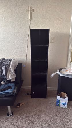 5 tier black shelf