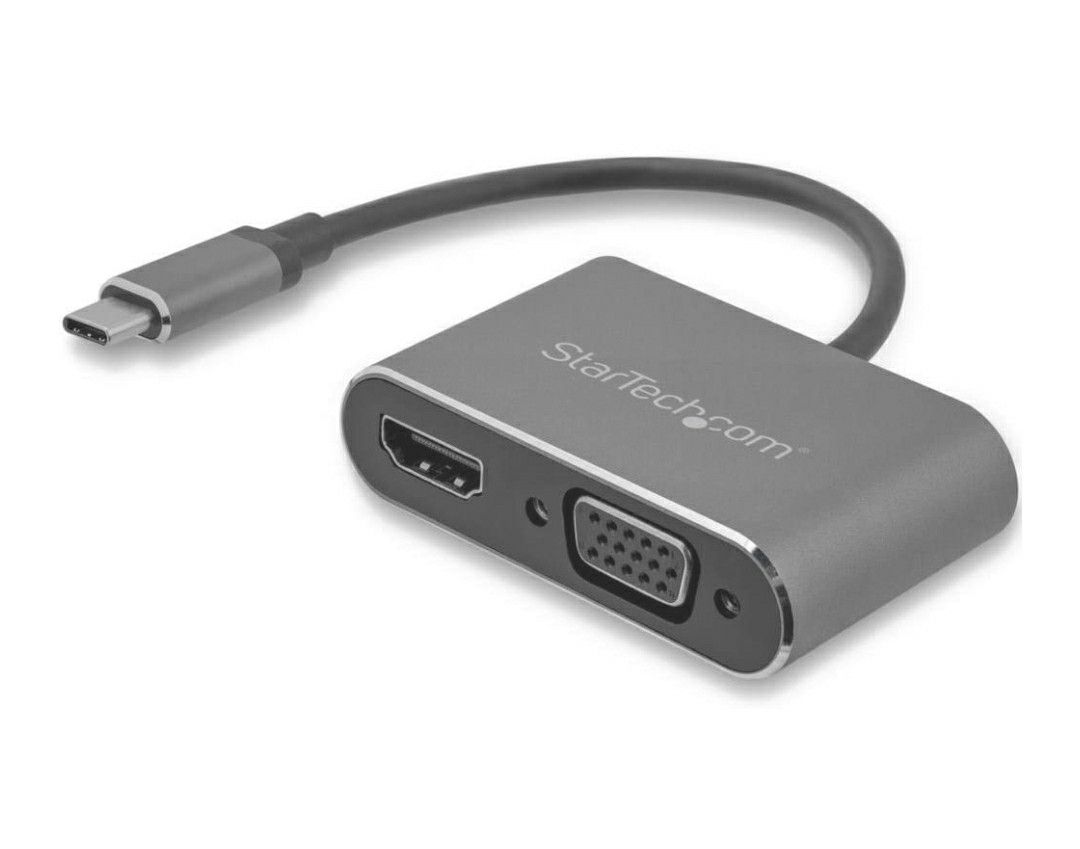 USB-C to VGA and HDMI Video Adapter 2-in-1 Windows & Mac Compatible