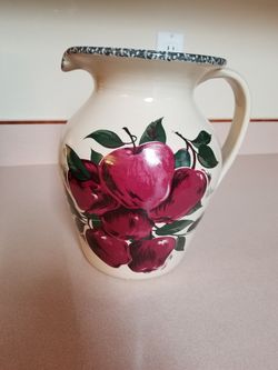 Home & Garden vintage apple pitcher