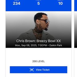 Breezy Bowl Tickets ** OBO 
