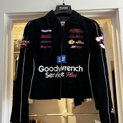 Women’s Suede Dale Earnhardt Sr Jacket