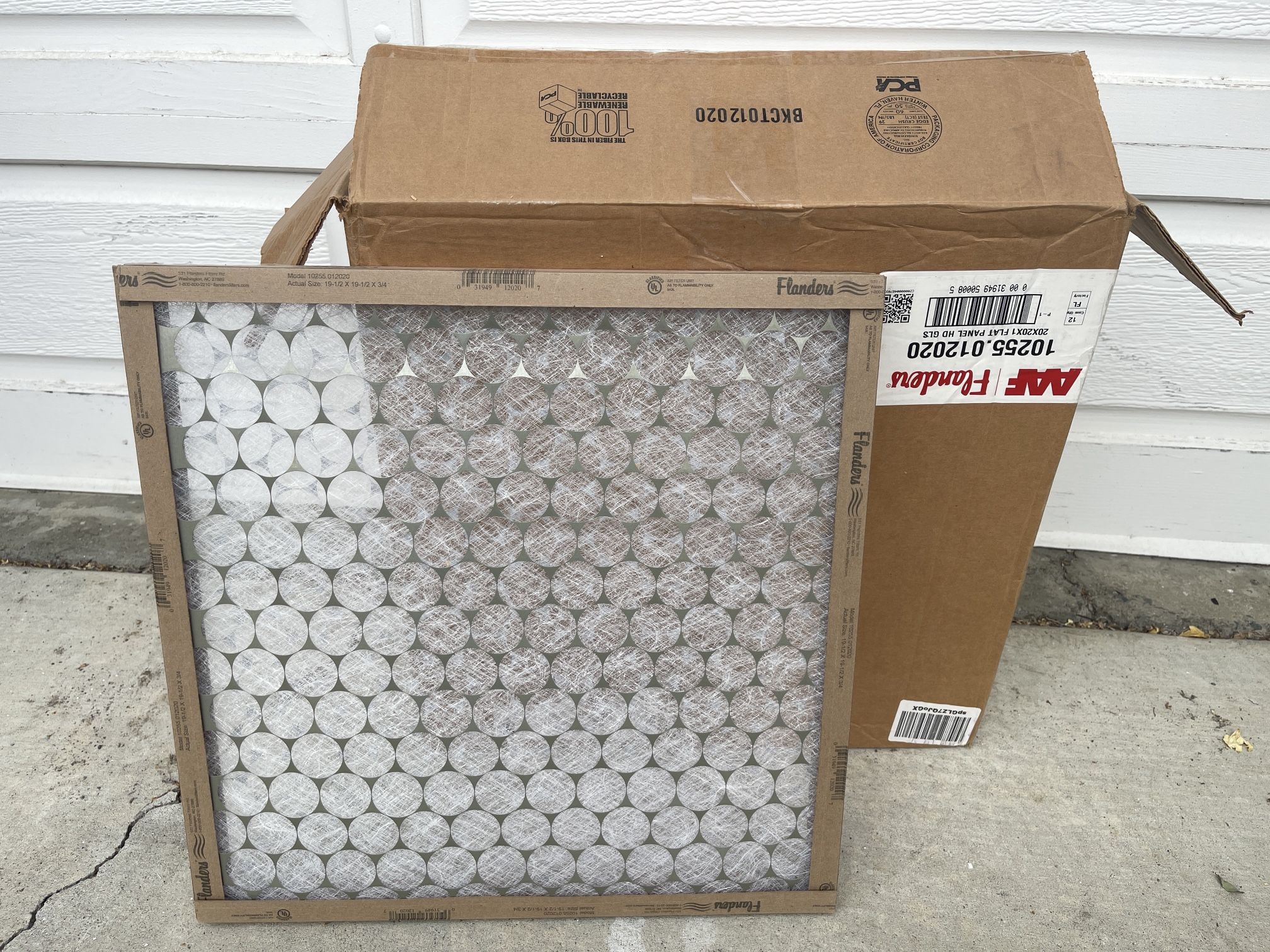 20x20x1 Air Filters $5 for 9 Filters