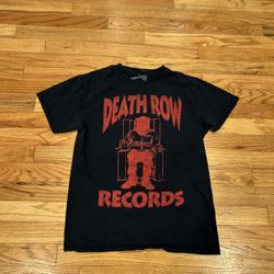 Vintage Y2K 2000s Death Row Records black tee Size small #rapper #hiphop