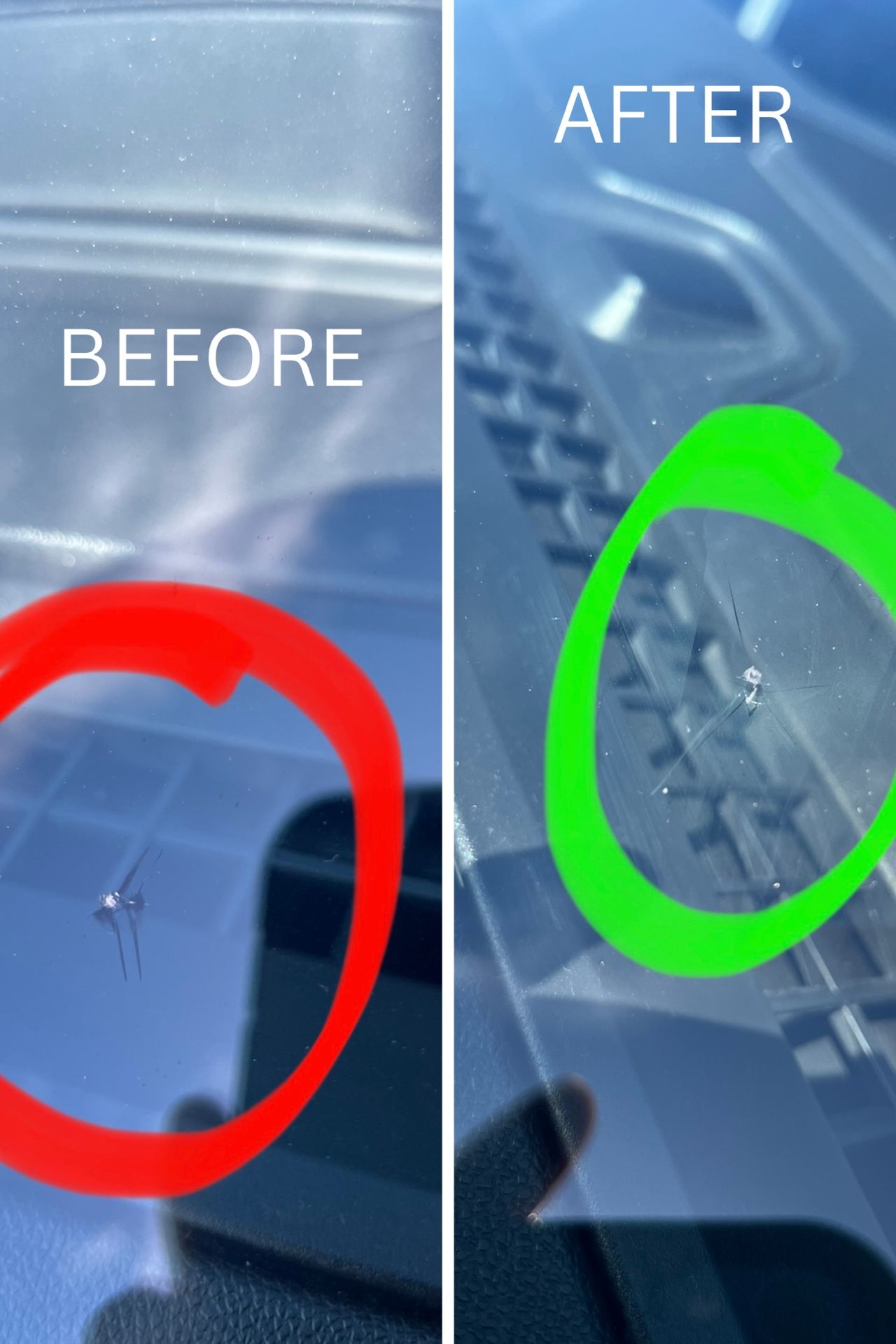 Chipped Windshield