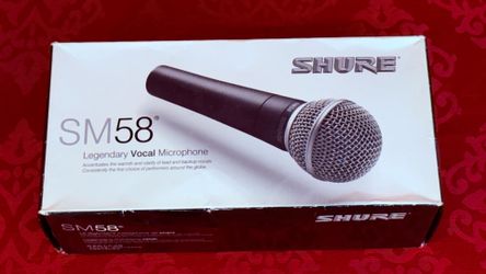 Shure SM58-LC Wired XLR Professional Dynamic Live Performance Microphone