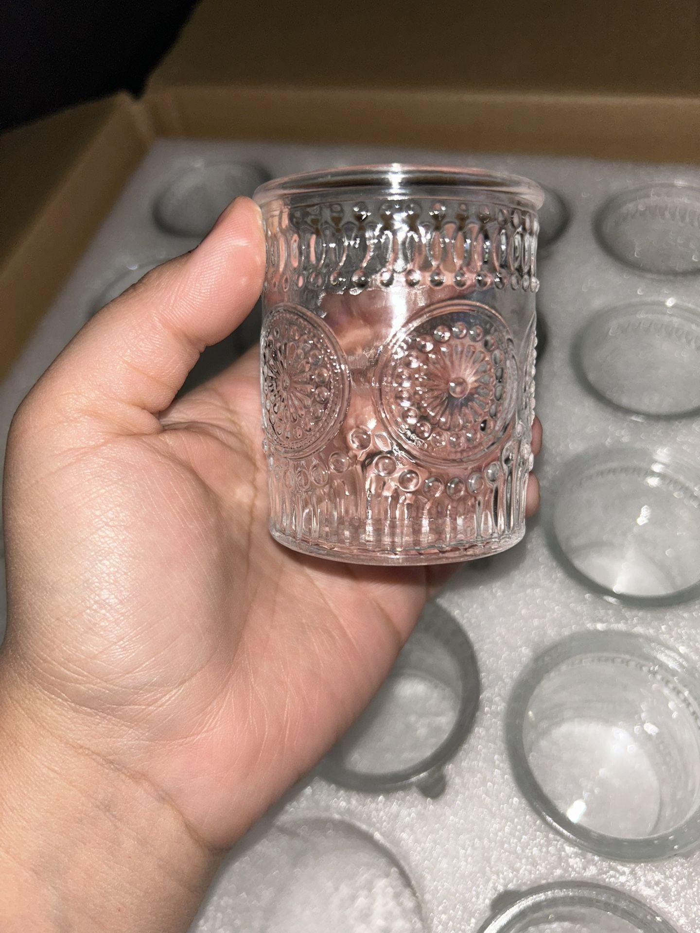 30 Glass candle Jars