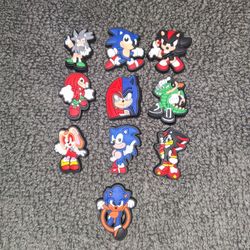 Sonic Croc Charms 