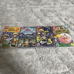 5 nintendo switch games 