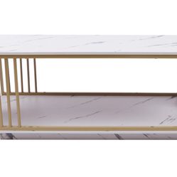 Modern Faux Marble Coffee Table