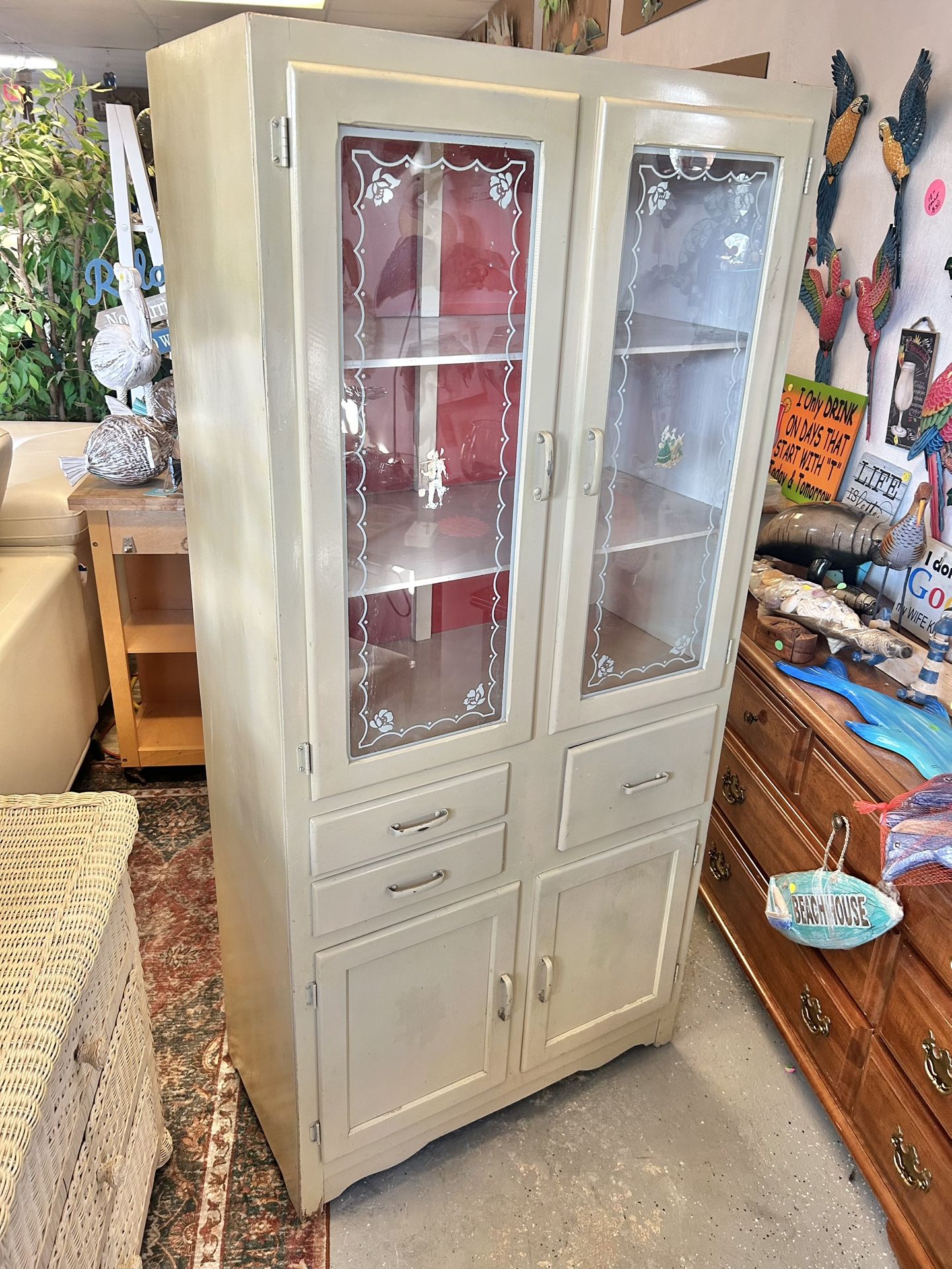 Vintage Pantry Cabinet