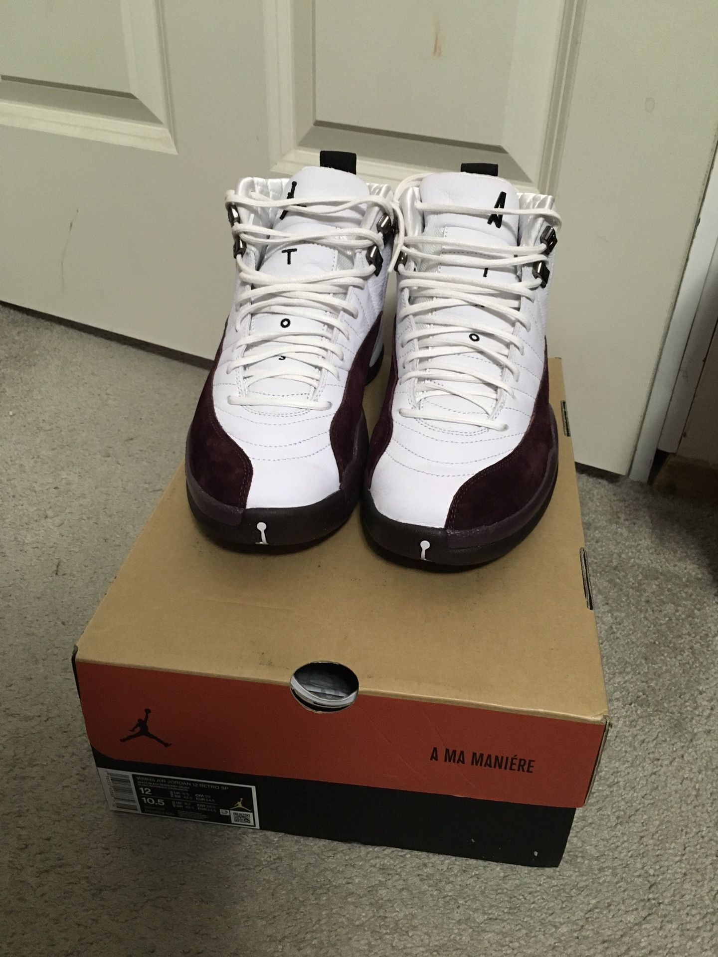 VNDS JORDAN 12 A MA MANIERE SIZE 10.5