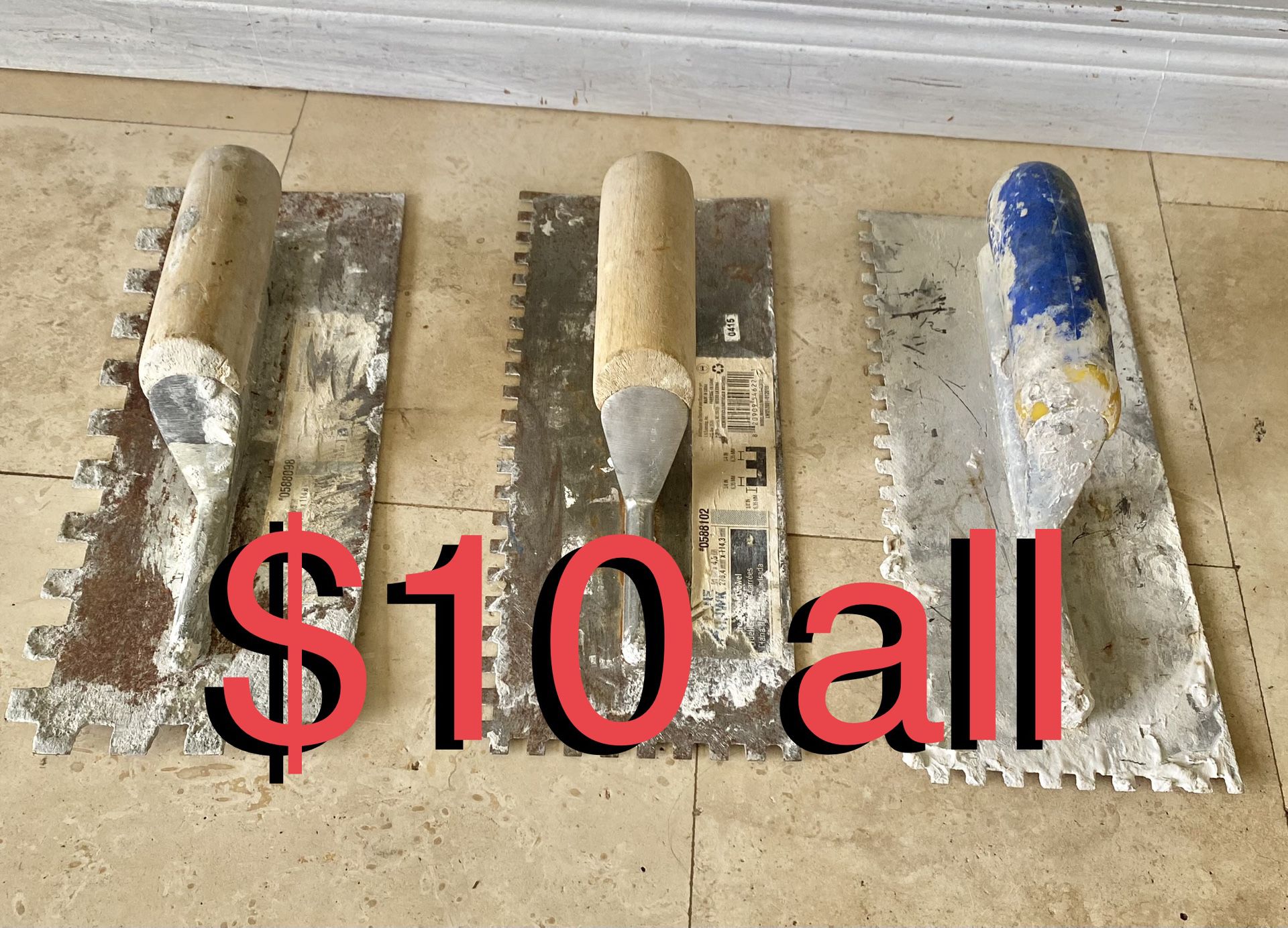 $10 All Concrete Finisher Trowels 