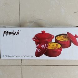 Parini 3 Ceramic Mini Cocottes
