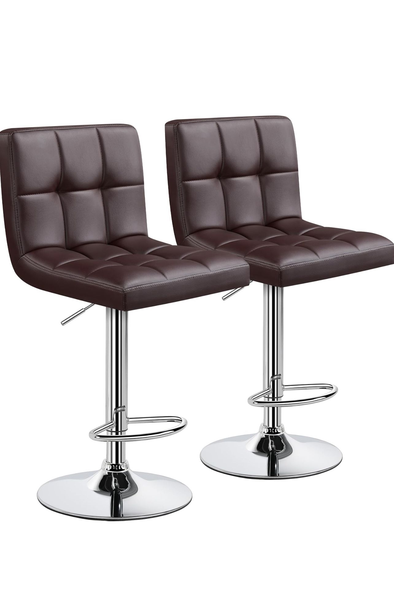 Brown Bar Stools (Set of 2)
