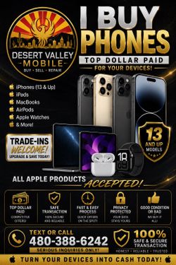 Buying iPhones and iPads Mac books