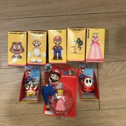 NEW 8 Super Mario Action Figures 