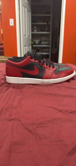 Nike Air Jordan 1 Low "Reverse Bred" (Gym Red/Black) - Size Men’s 12