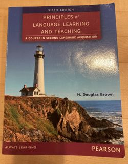 Principles Of Language Learning and Teaching Sixth Edition