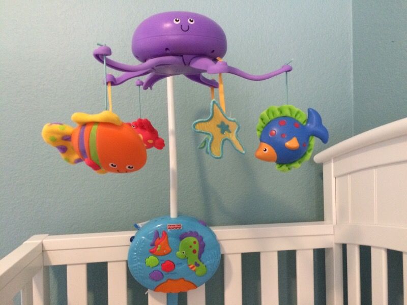 Fisher-Price Ocean Wonders Deep Blue Sea Crib Mobile