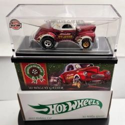hot wheels 2022 holiday car 41 willys gasser